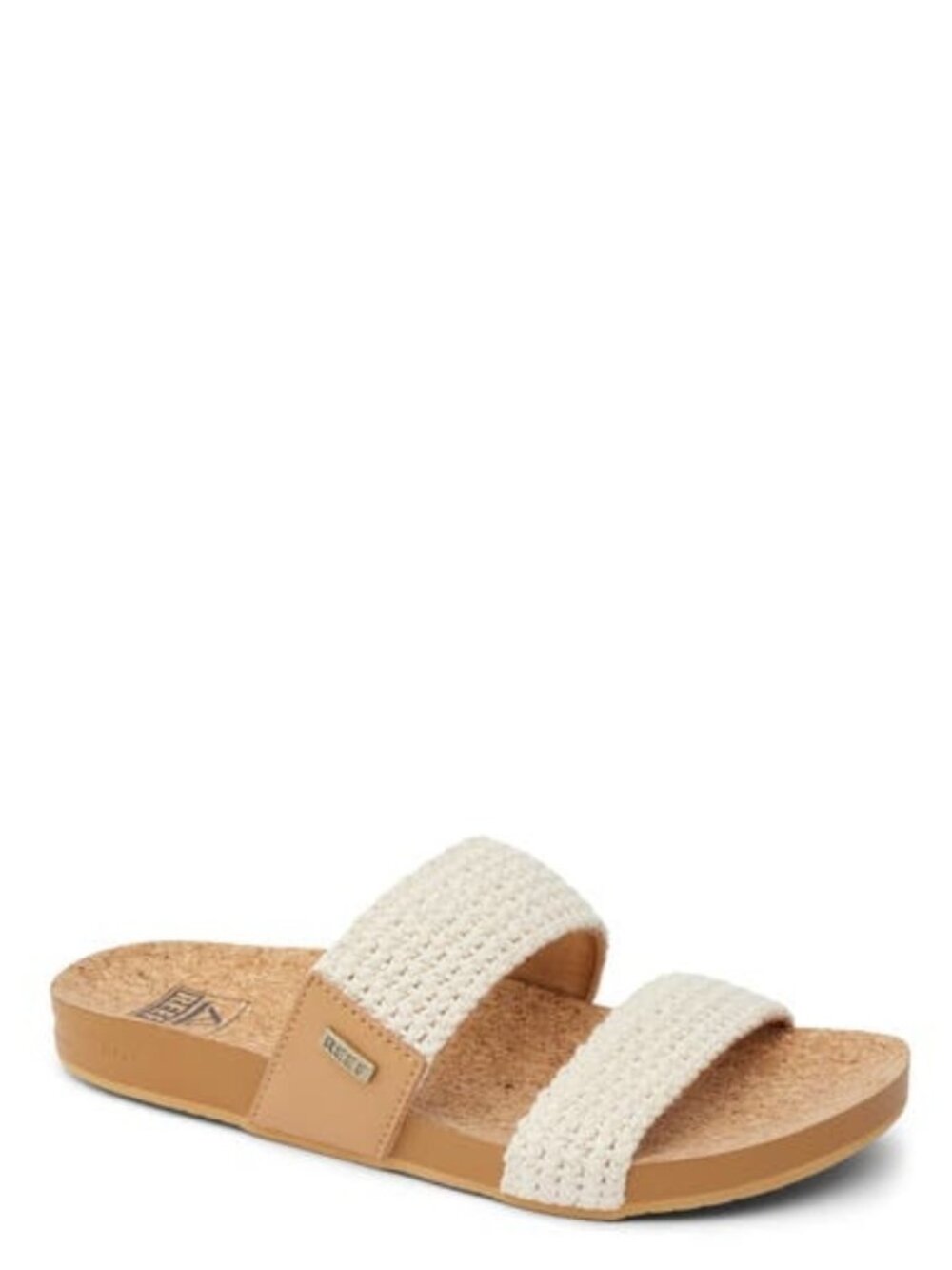 55$ REEF Cushion Vista 2 Bar Open Toe Sandals Women's Size 9 M US Natural